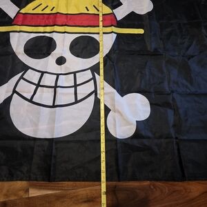 Black Pirate Flag with Skull Design